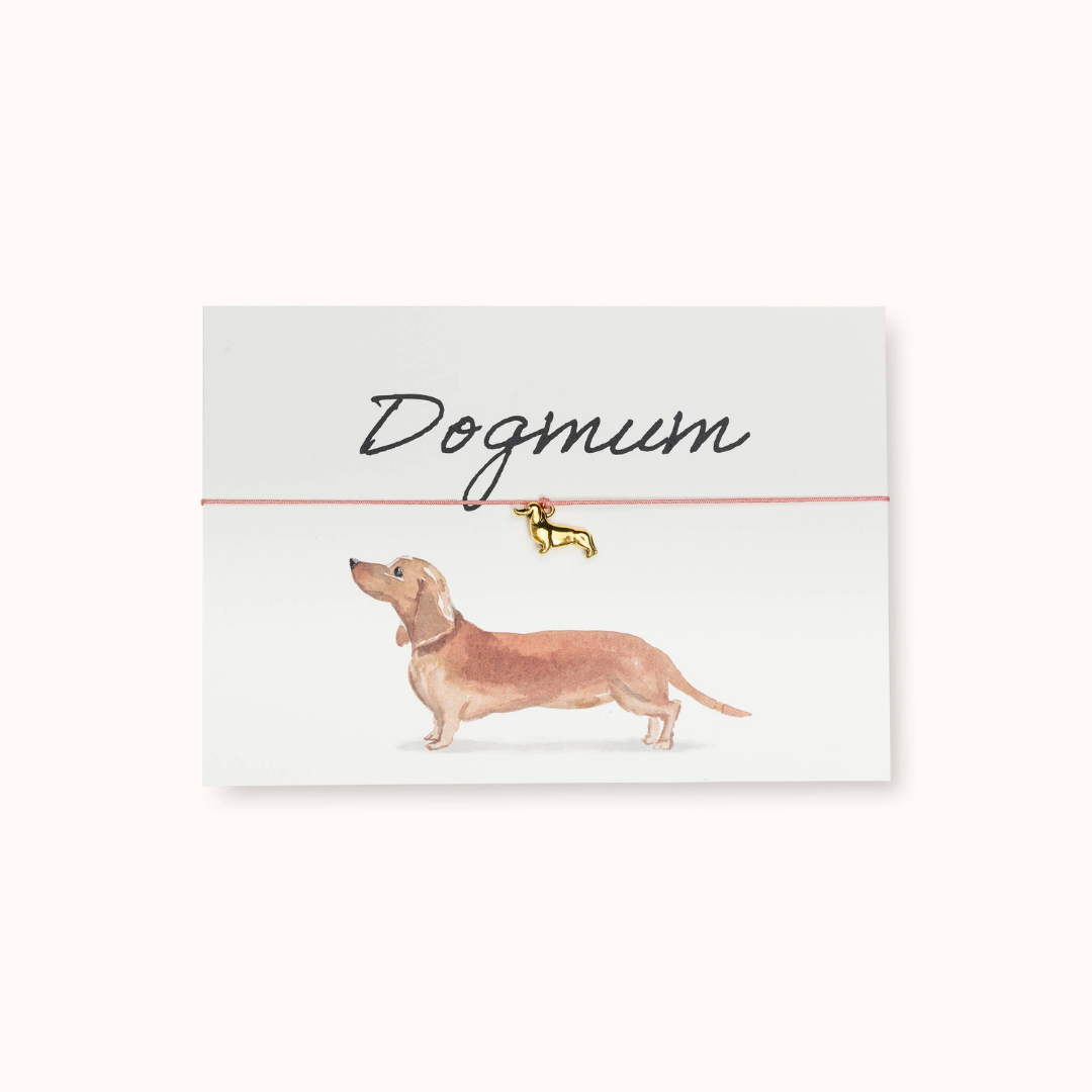 Armbandkarte: Dogmum - Dachshund