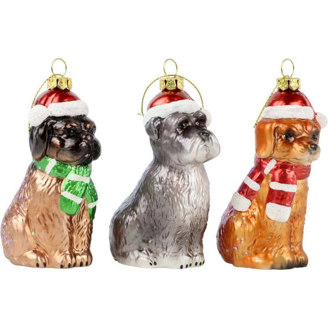 Xmas-Dogs Weihnachtsbaumschmuck