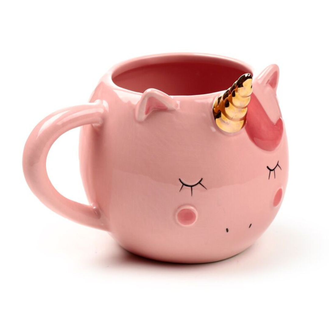 Enchanted Rainbow Einhorn geformte Tasse (rosa)