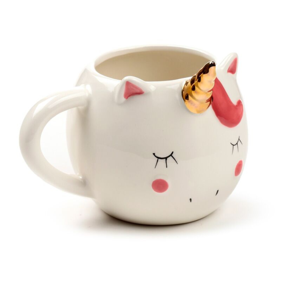 Enchanted Rainbow Einhorn geformte Tasse (rosa)