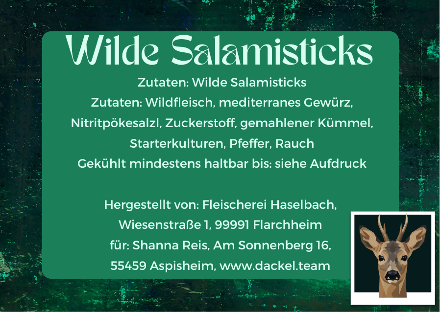 Wilde Salamisticks