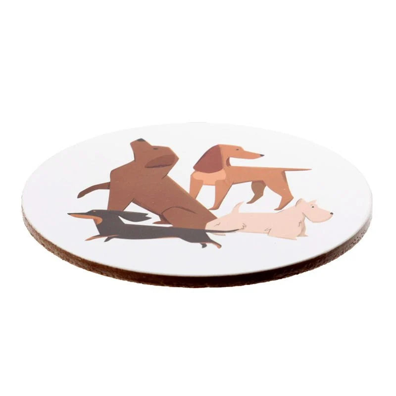 Barks Hund Untersetzer 4er Set