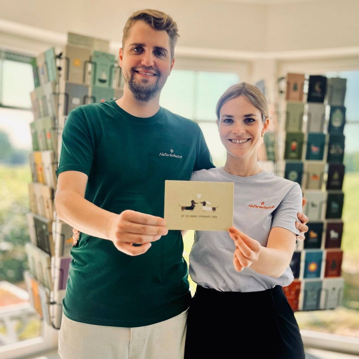 Postkarte - Dackel zur Geburt - Nr. 301