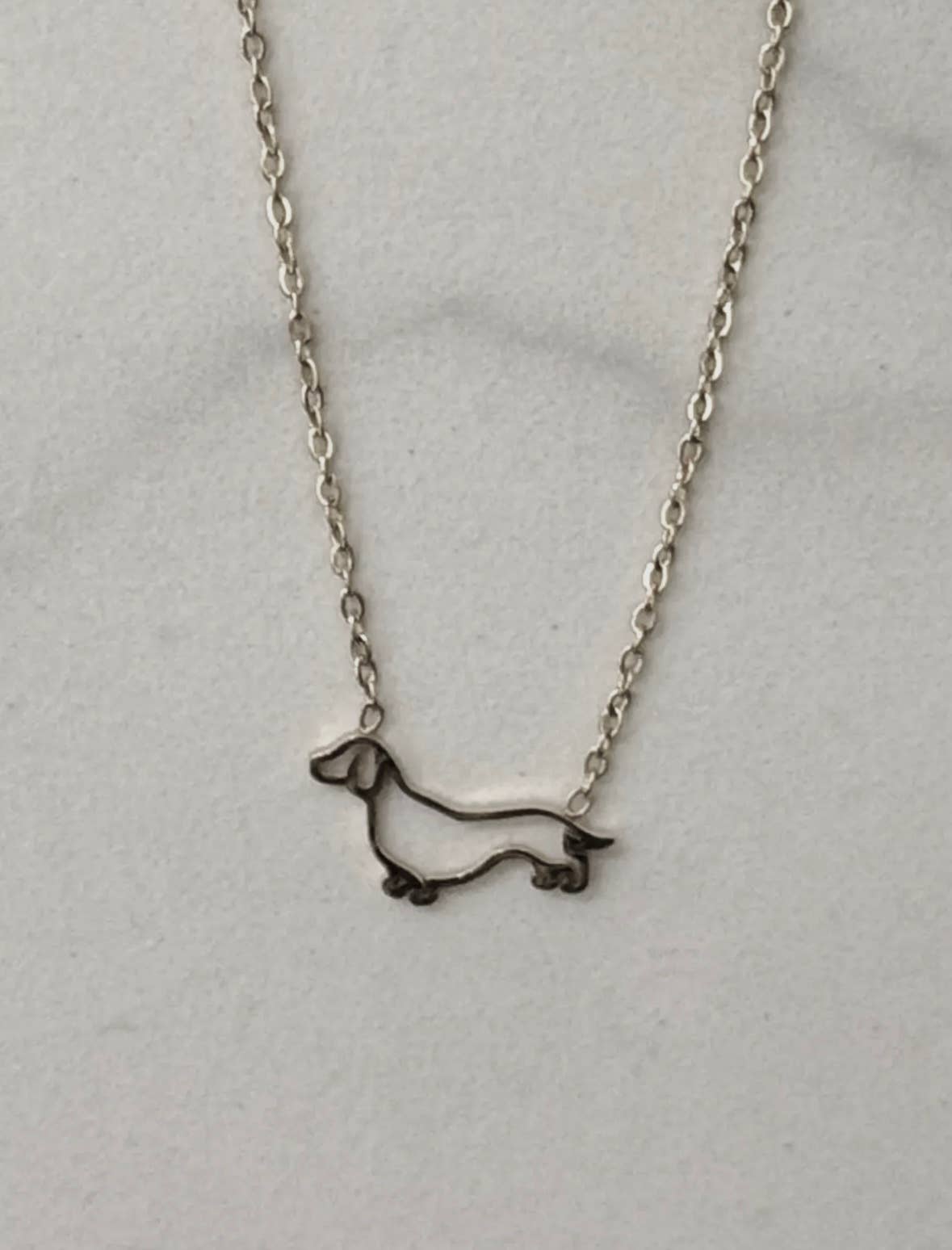 Minimaler Dackel-Halskette