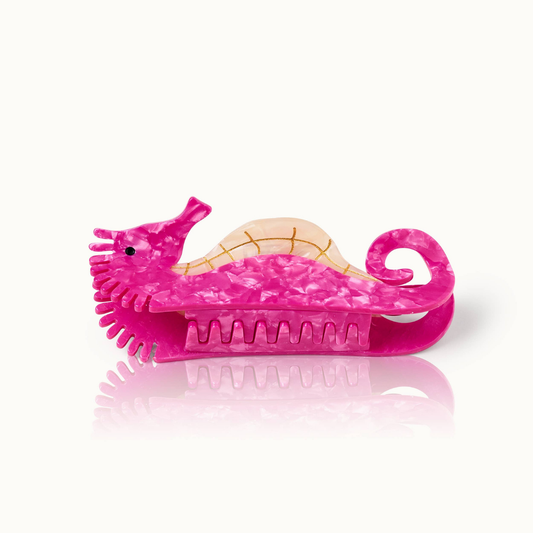 Haarclip Seepferdchen Rosa