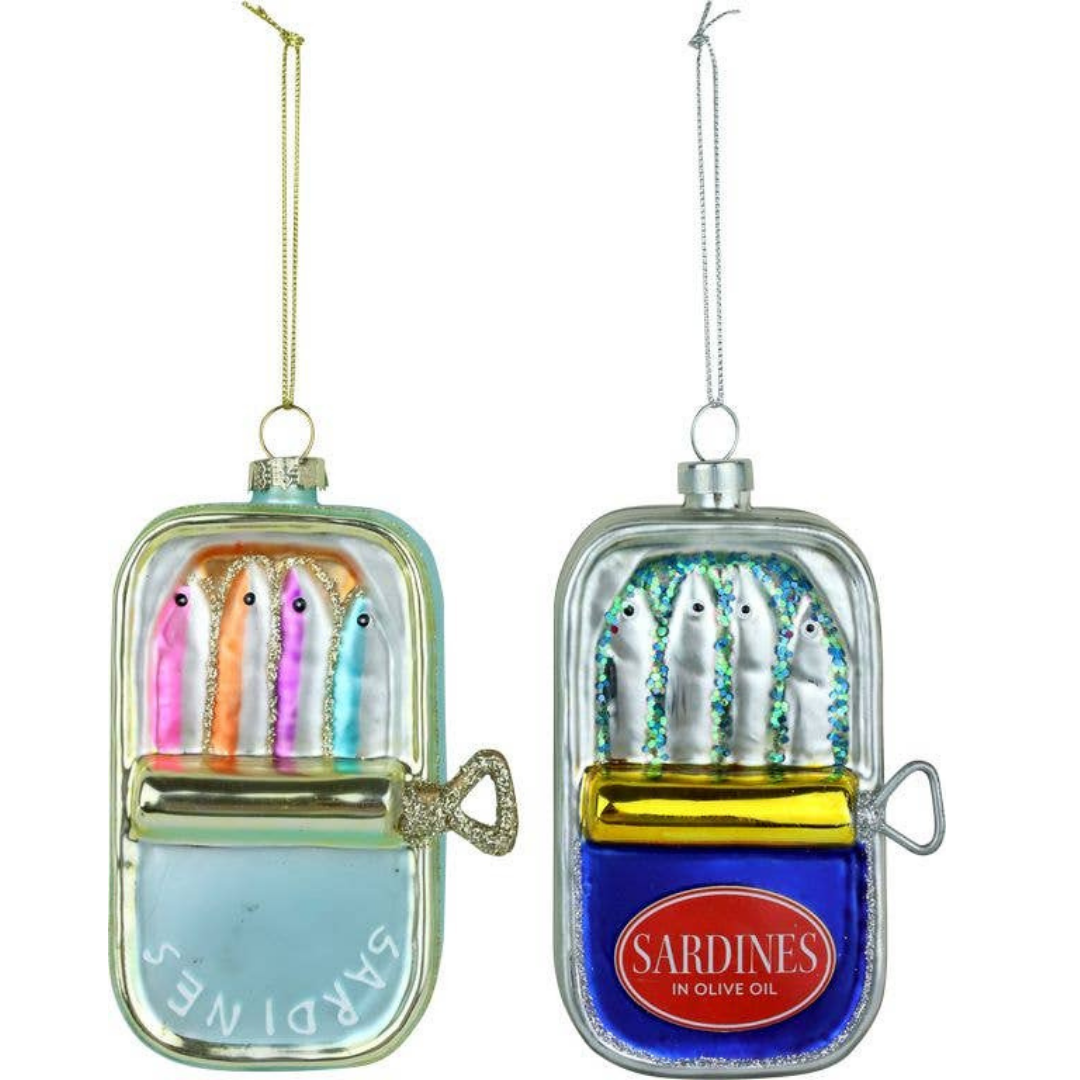 Christbaumschmuck Sardinen 2 Teile