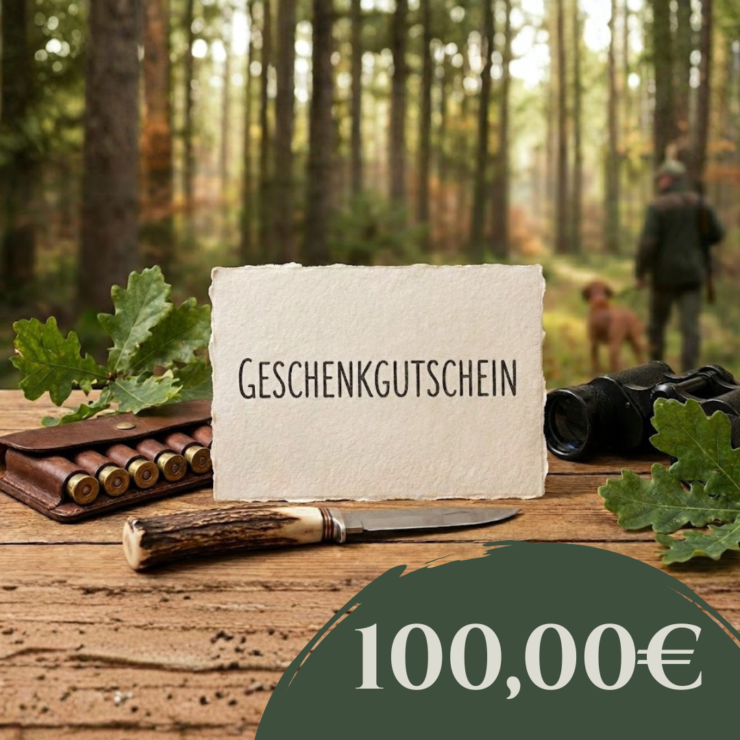 Geschenkgutschein 100€ Jagdschule Sedlmeier
