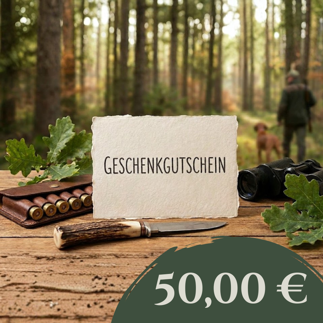Geschenkgutschein 50€ Jagdschule Sedlmeier