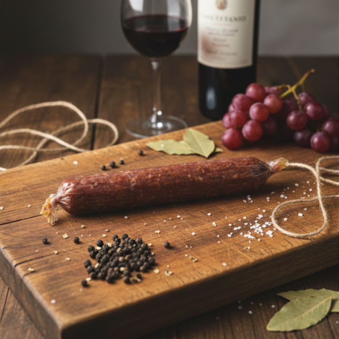 Wilde Walnuss-Salami