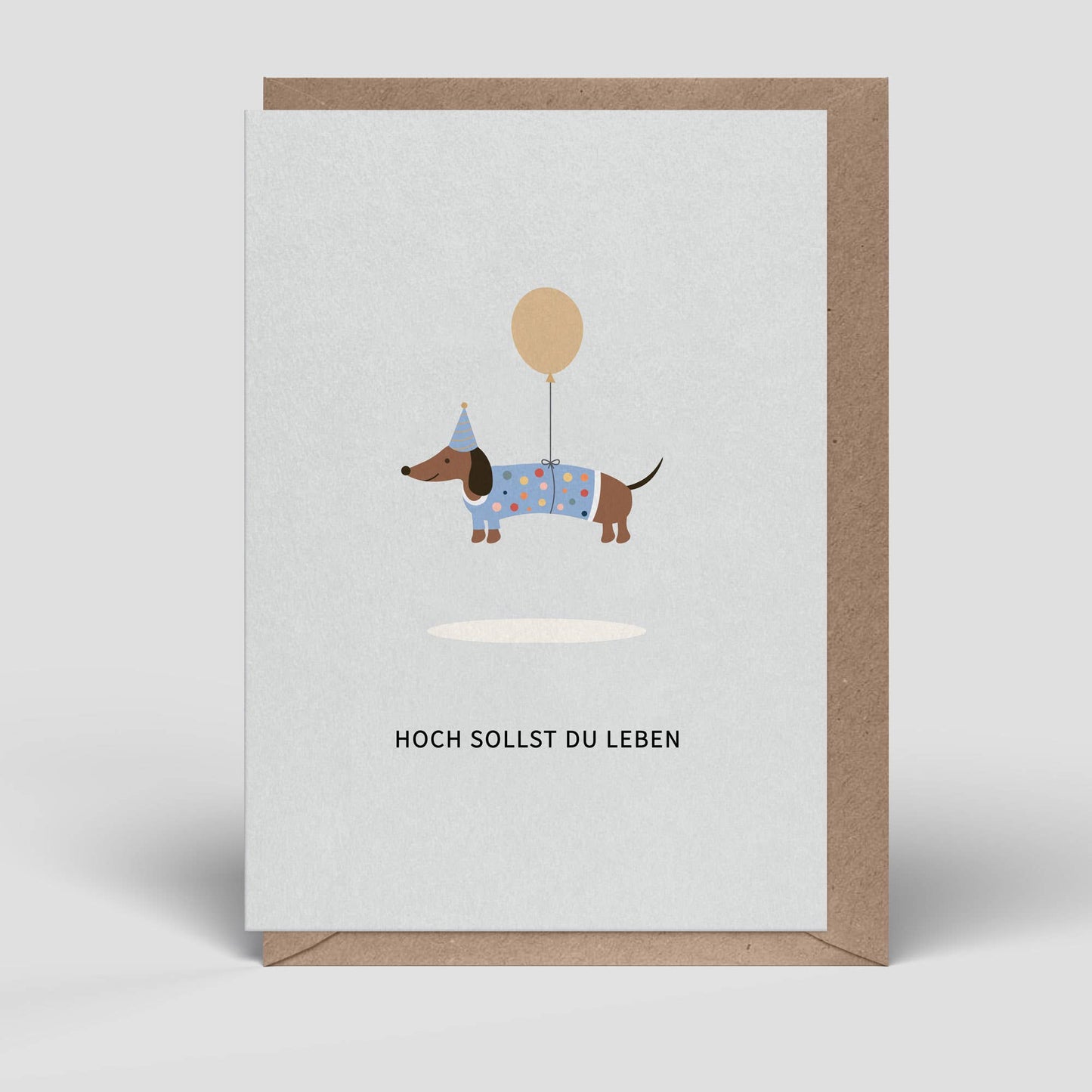 Klappkarte - Geburtstagskarte - Dackel - Nr. 254