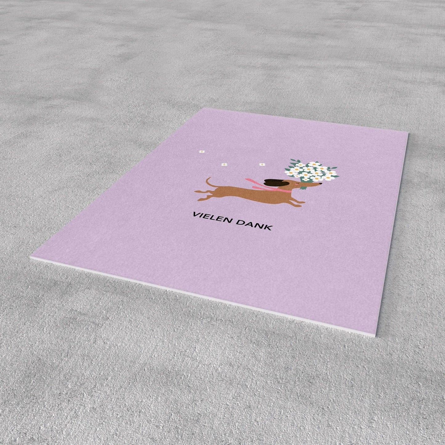 Postkarte - Dackel sagt Danke - Nr. 303